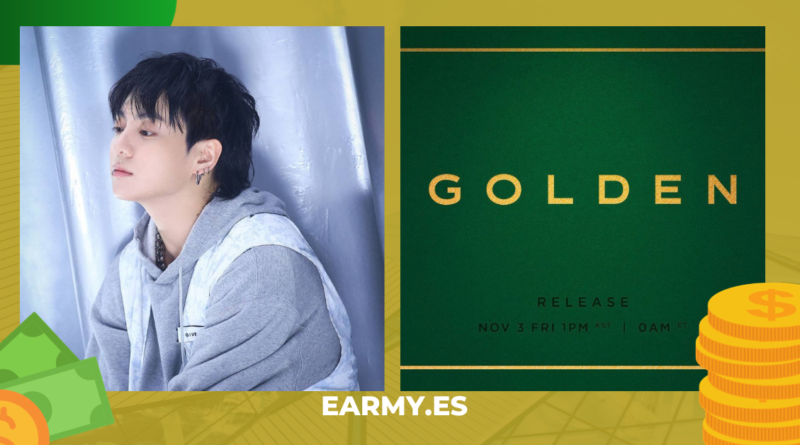 JUNGKOOK de BTS hace historia con su álbum GOLDEN es el más vendido en  Hanteo - Oye Digital