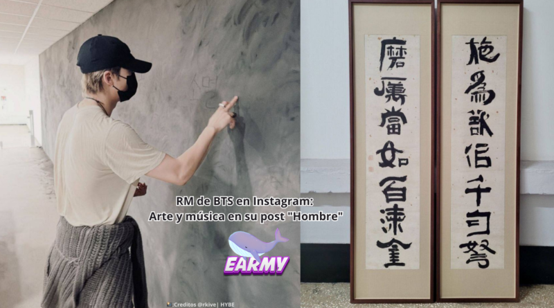 Banner articulo instagram post "hombre" de Namjoon