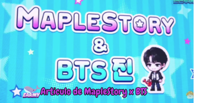 Articulo MapleStory x Jin BTS
