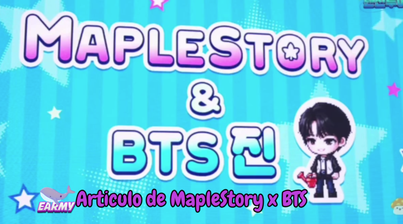 Articulo MapleStory x Jin BTS