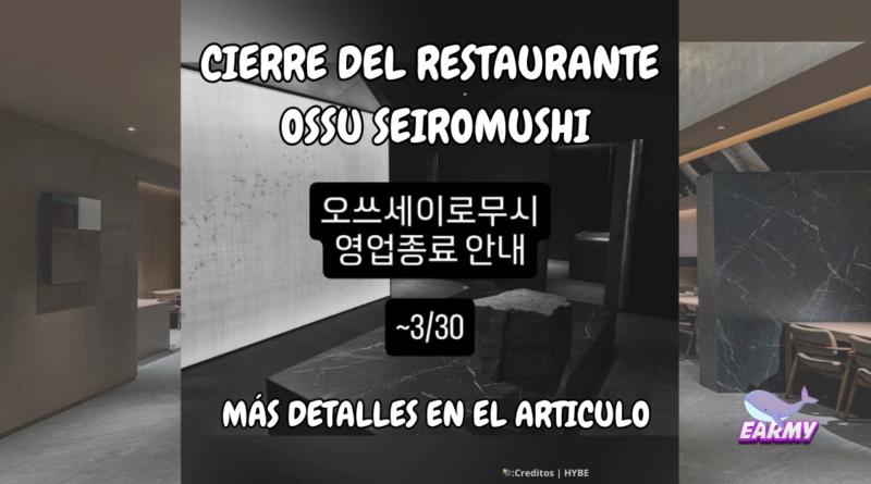 Articulo Restaurante Ossu Seiromushi
