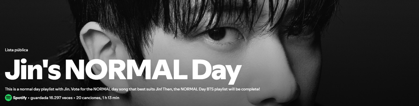 Lista Jin's Normal Day