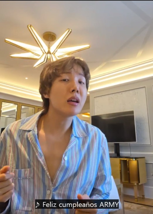 feliz cumpleaños army live jhope 8 julio