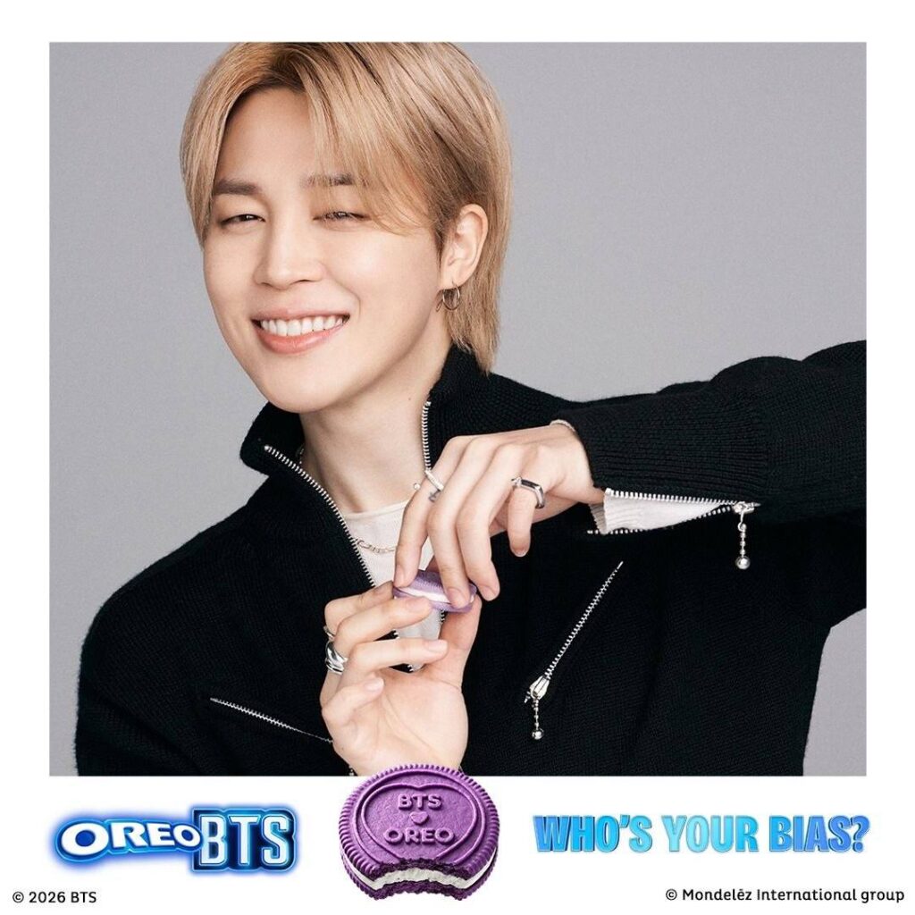 imagen Jimin bts x oreo