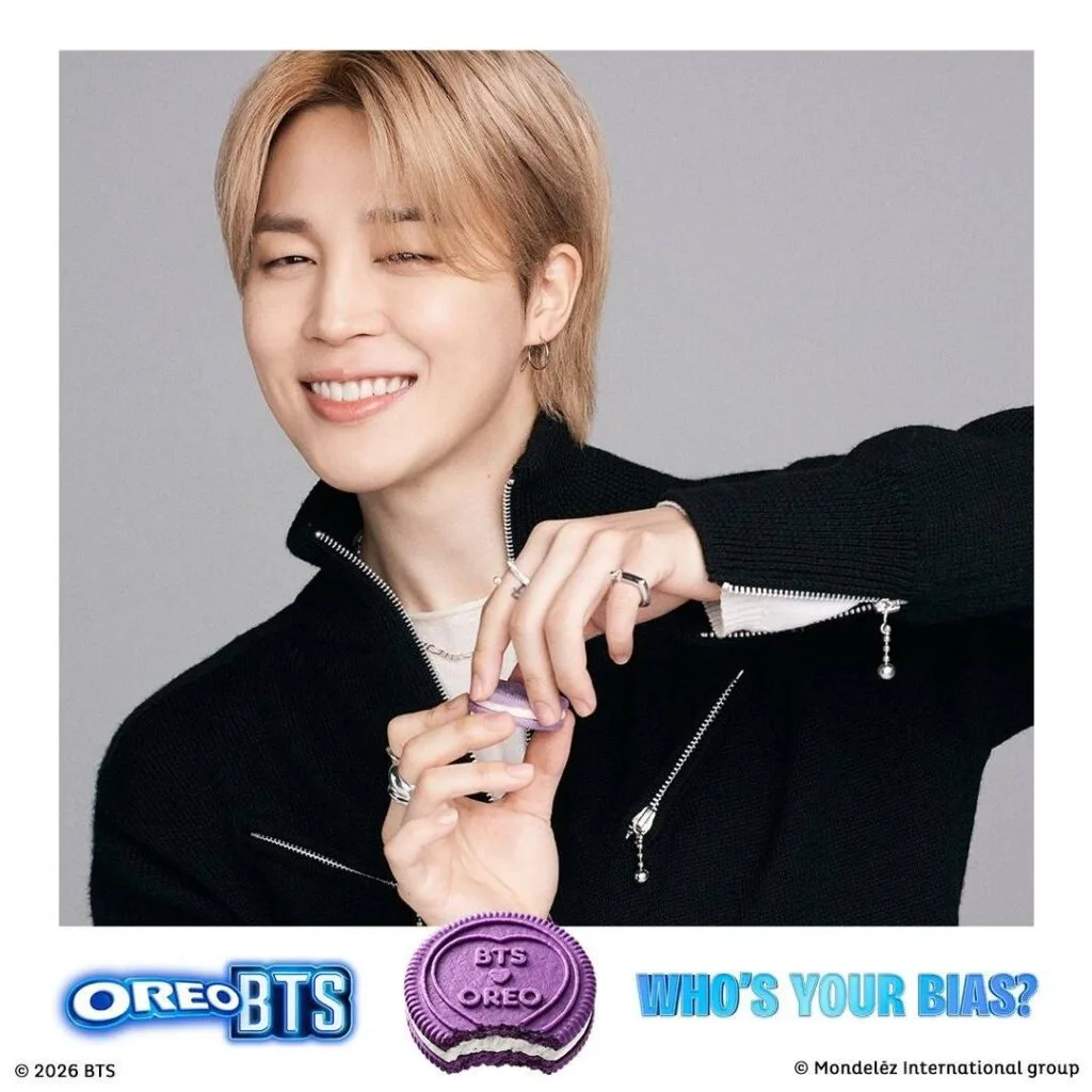 imagen Jimin bts x oreo