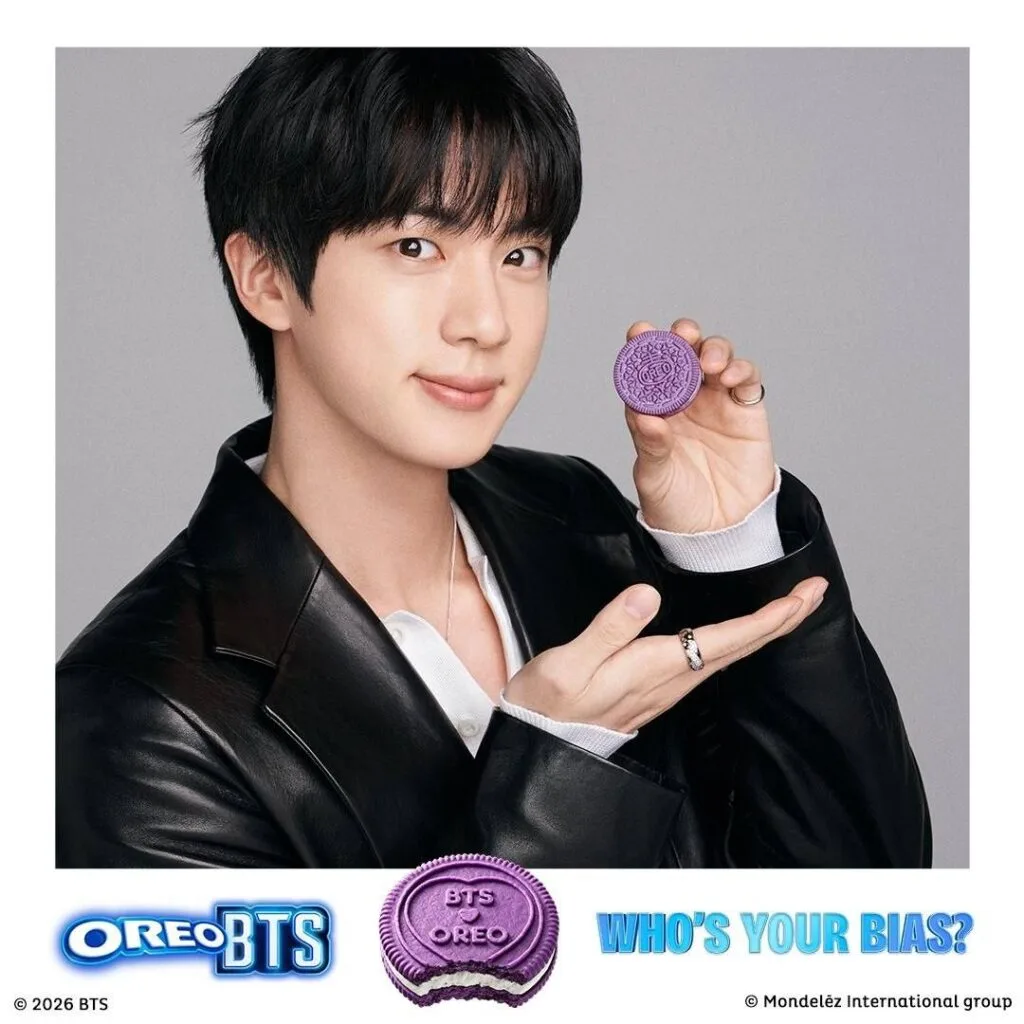 imagen Jin bts x oreo