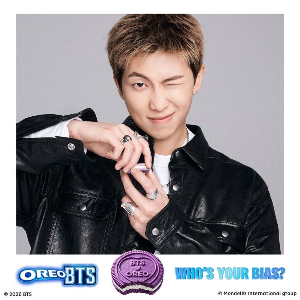 imagen Namjoon bts x oreo