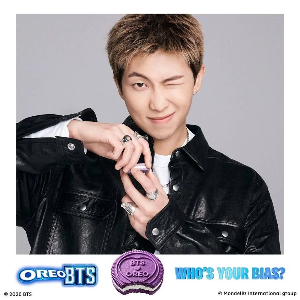 imagen Namjoon bts x oreo