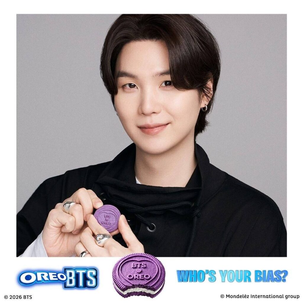 imagen Suga bts x oreo