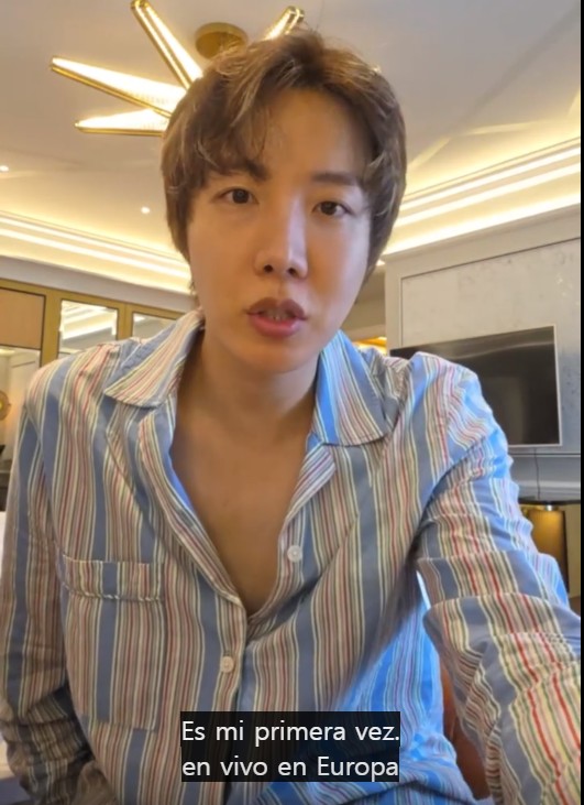 primera vez europa Live Jhope 8 julio